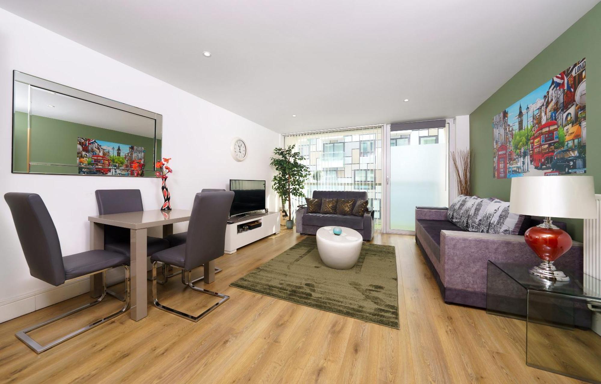 Apartmán Cobalt Point, South Quay Londýn Exteriér fotografie